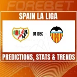 Rayo Vallecano vs Valencia - 01/12/2025